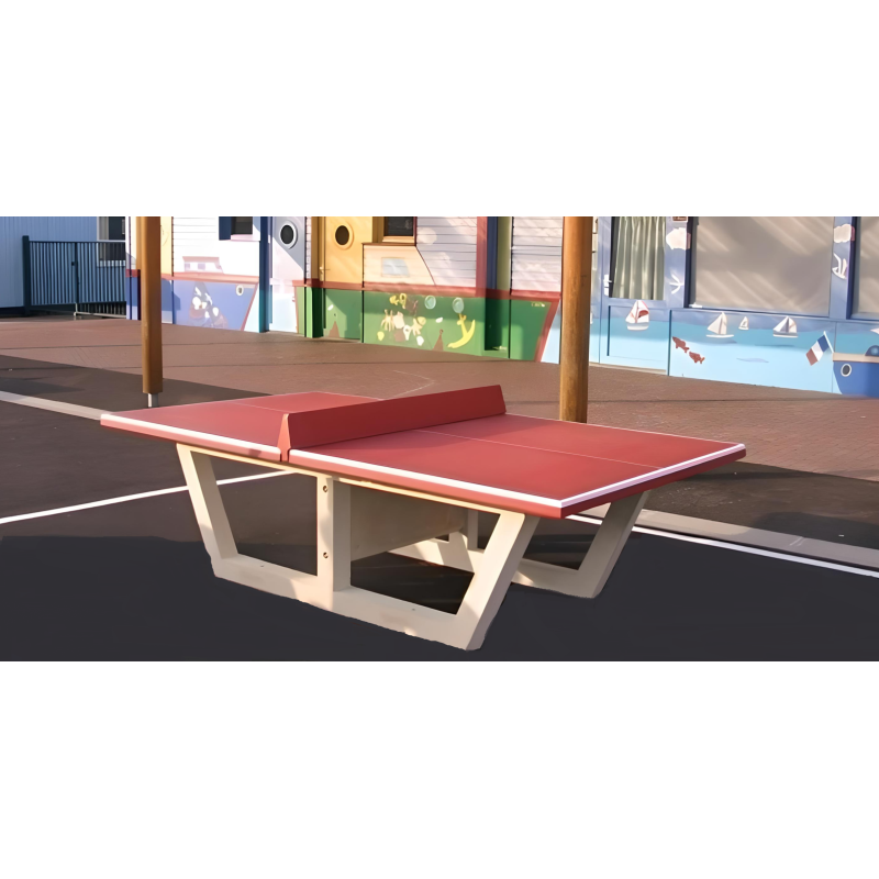 Table de ping-pong extérieur rouge