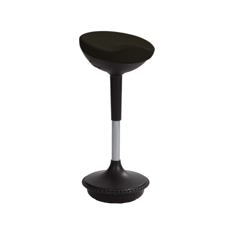 Tabouret ergonomique à bascule noir