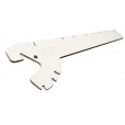 Paire de consoles classique pour gondole Blanc RAL9001