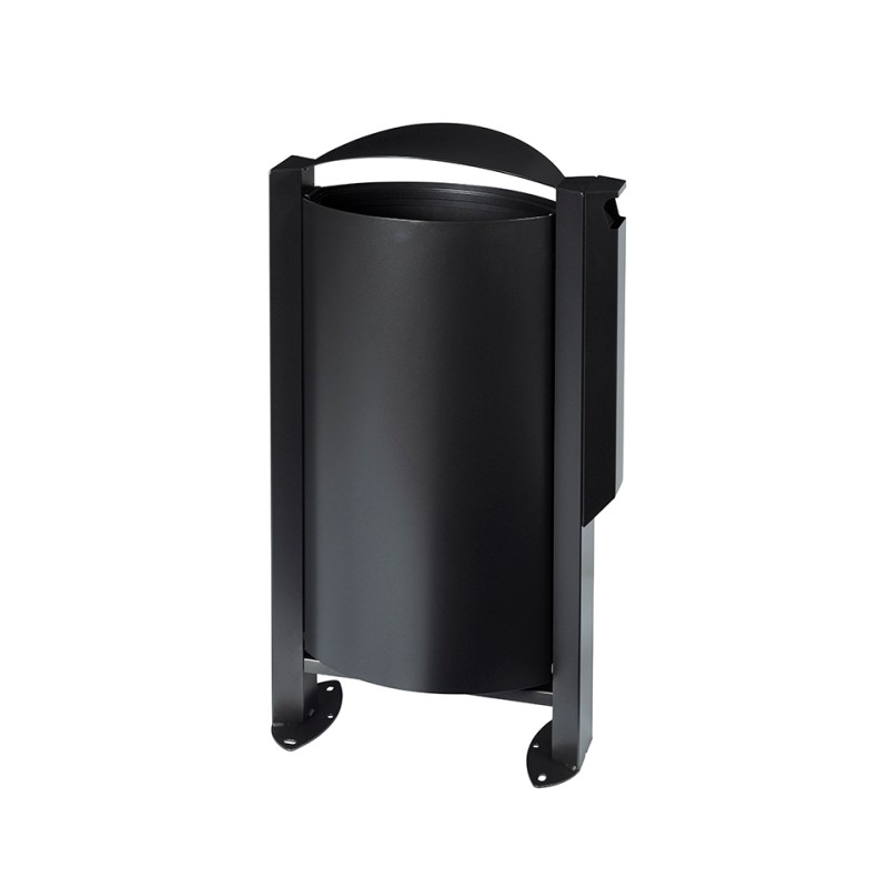 Corbeille sur pied Arkéa 60 L avec ou sans cendrier 3L