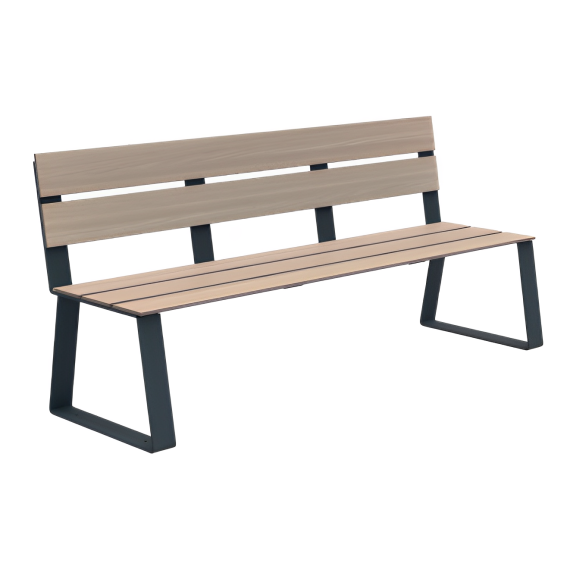 Banc bois ballade extrême